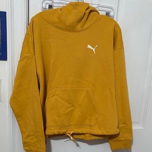 Puma womans Golden Yellow Hoodie